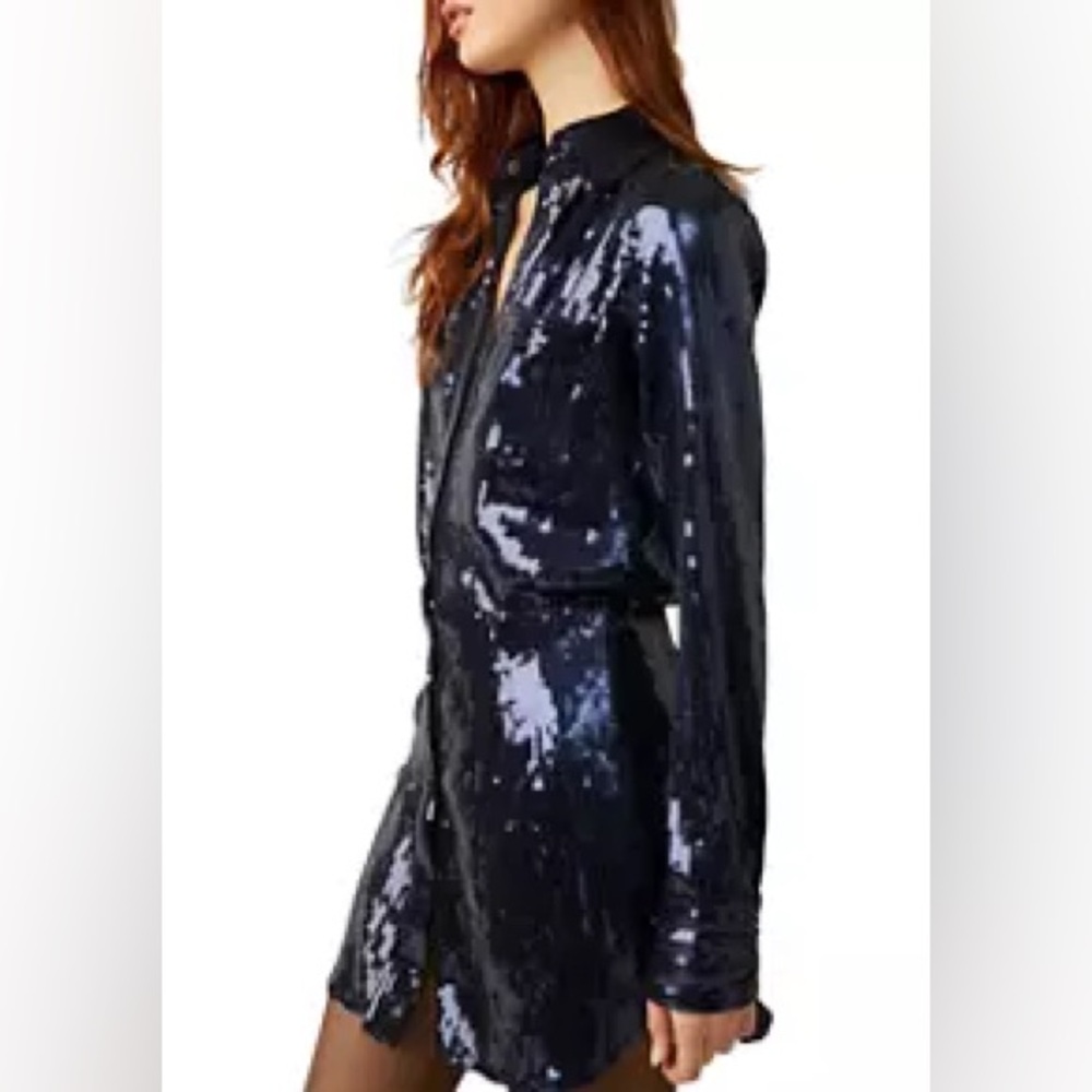 Free People Sophie Sequin Mini Dress - Picture 3 of 7